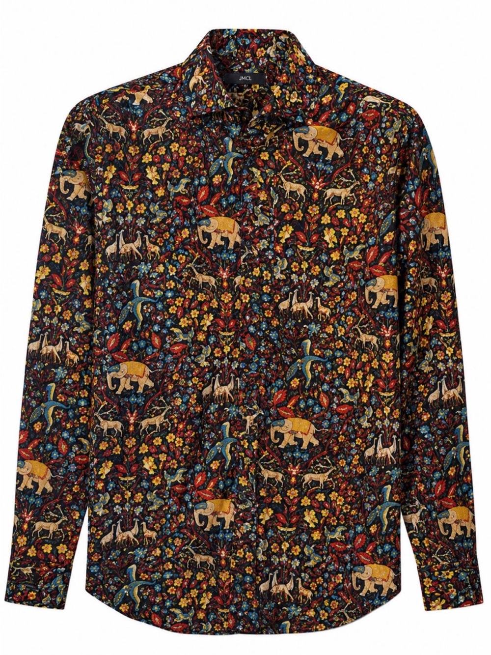 Women Floral & Animal Print Button-Up Shirt in Multicolor